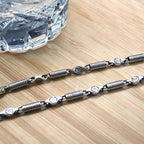 Oxidized Sterling Silver Mens Necklace: Handmade Pendant Jewelry