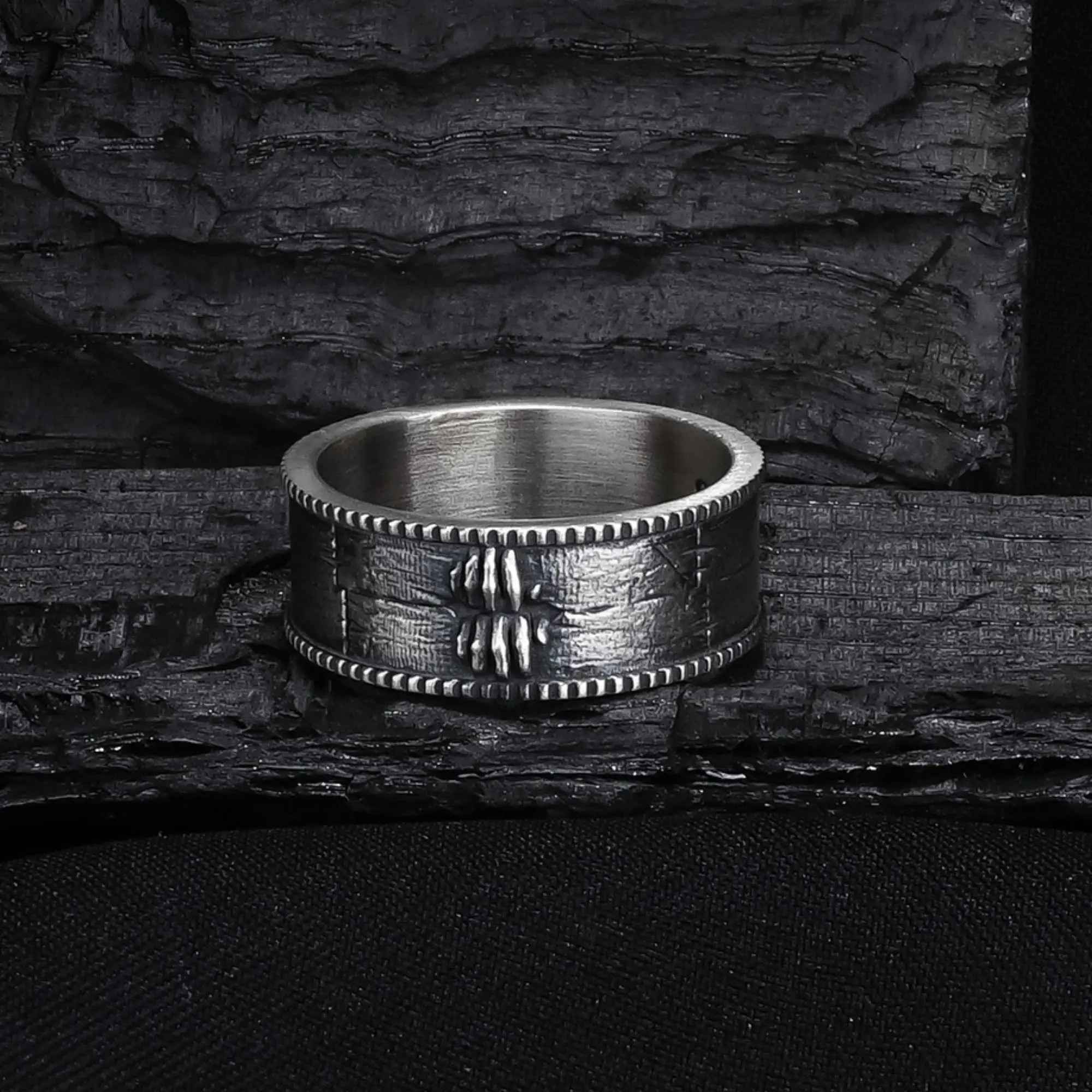 Mens Ring Gift, Gothic Jewelry, Trendy Band, Stylish Statement Piece, Unique Design