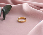 Personalized Sterling Silver Roman Numeral Ring, Anniversary Gift