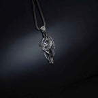 925 Silver Dragon Cross Necklace | Handmade Gothic Faith Men Jewelry