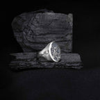 Sterling Silver Saint Michael Archangel Ring: Christian Protection Jewelry