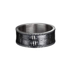 Mens Ring Gift, Gothic Jewelry, Trendy Band, Stylish Statement Piece, Unique Design   Charmora Jewelry