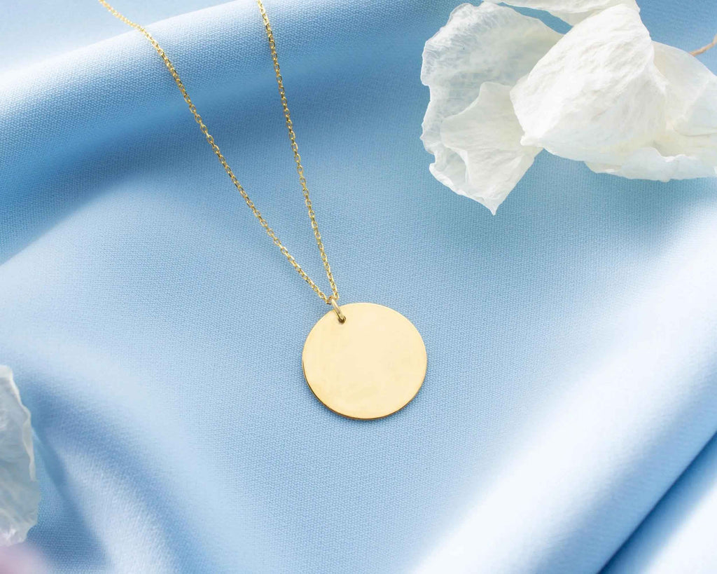 Dainty 18K Gold Over Sterling Silver Necklace: Elegant Women's Jewelry