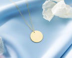 Dainty 18K Gold Over Sterling Silver Necklace: Elegant Women's Jewelry