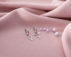 Sterling Silver Transgender Symbol Earrings: LGBTQ Pride Jewelry