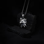 Sterling Silver Wolf Pendant Necklace | Viking Howling Wolf Men Jewelry   Charmora Jewelry