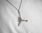 Handmade Sterling Silver Basketball Player Pendant Necklace   Charmora Jewelry