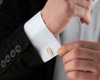 Sterling Silver Initials Cufflinks, Personalized Wedding Gift