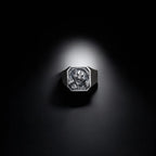Oxidized Sterling Silver Bear Ring - Animal Lover Jewelry   Charmora Jewelry
