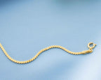 Dainty Sterling Silver Chain Bracelet: Rose Gold, Gold Finish