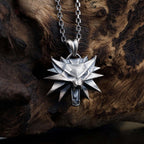 Sterling Silver Wolf Pendant Necklace | Viking Howling Wolf Men Jewelry   Charmora Jewelry