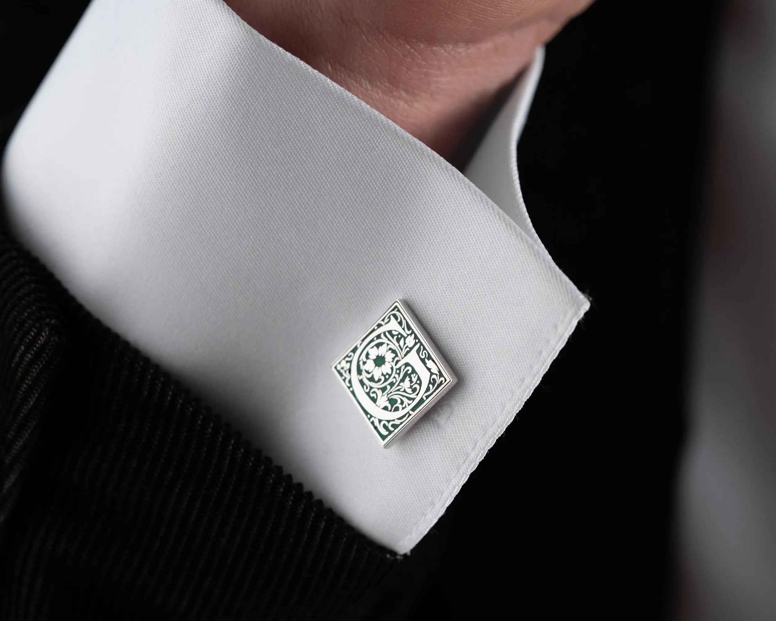 Personalized Football Cufflinks: Engraved Sterling Silver Soccer Gift