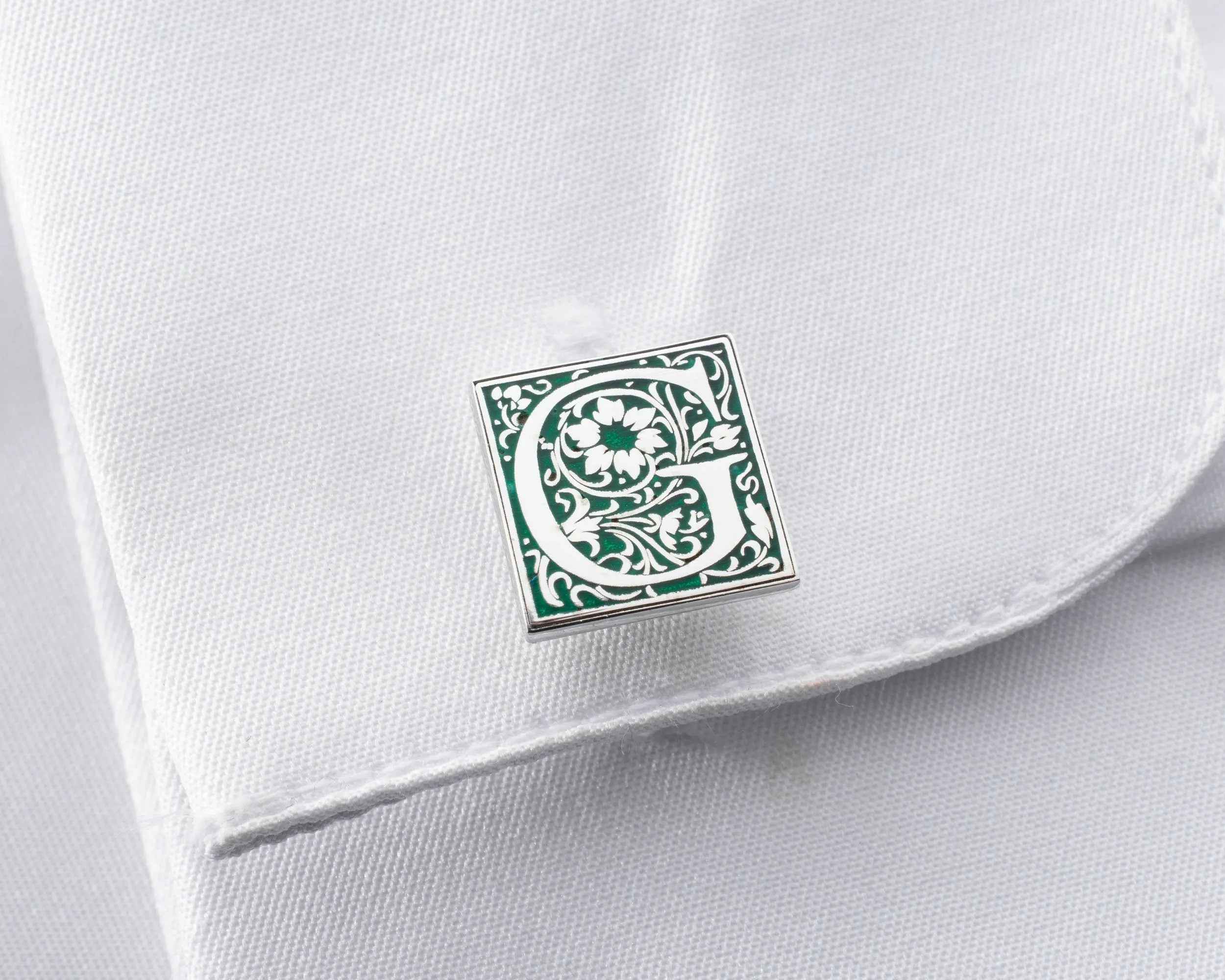 Personalized Football Cufflinks: Engraved Sterling Silver Soccer Gift