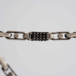 Zirconia Byzantine Link Chain Bracelet  Bracelet  Charmora Jewelry