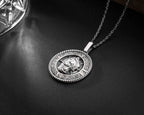 Sterling Silver Viking Boat Necklace: Norse Mythology Pendant