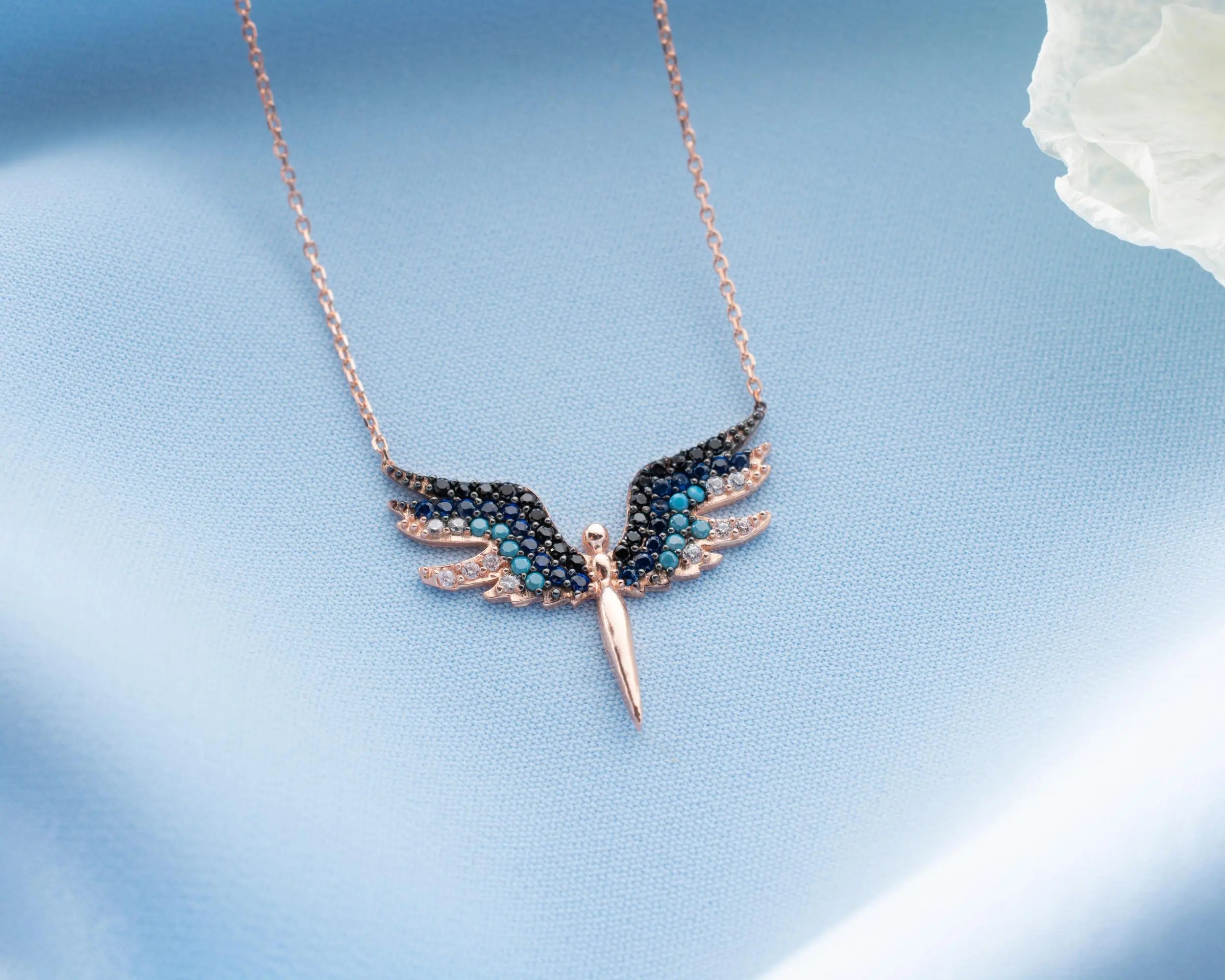 Collier Archange Michel en Argent Sterling : Ailes d'Ange Gardien