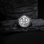 Sterling Silver Owl Ring: All-Seeing Eye Bird Jewelry
