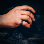 Mens Ring Gift, Gothic Jewelry, Trendy Band, Stylish Statement Piece, Unique Design