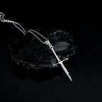 925 Silver Sword Necklace Handmade Warrior Pendant   Charmora Jewelry