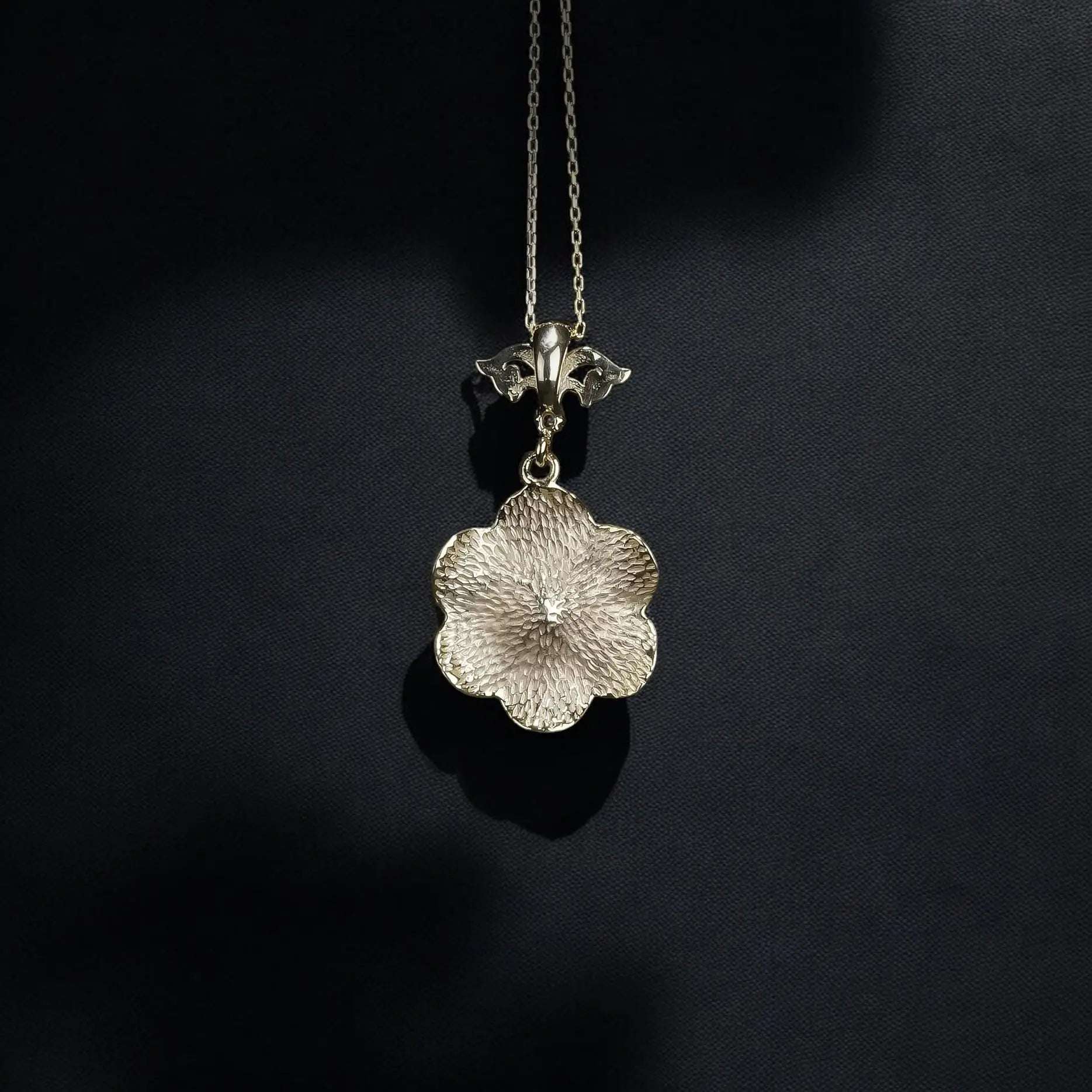 Evil Eye Flower Necklace: Sterling Silver Nazar Protection Pendant   Charmora Jewelry