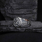 Sterling Silver Lion Head Ring: Handmade Animal Jewelry