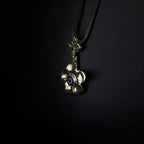 Evil Eye Flower Necklace: Sterling Silver Nazar Protection Pendant   Charmora Jewelry