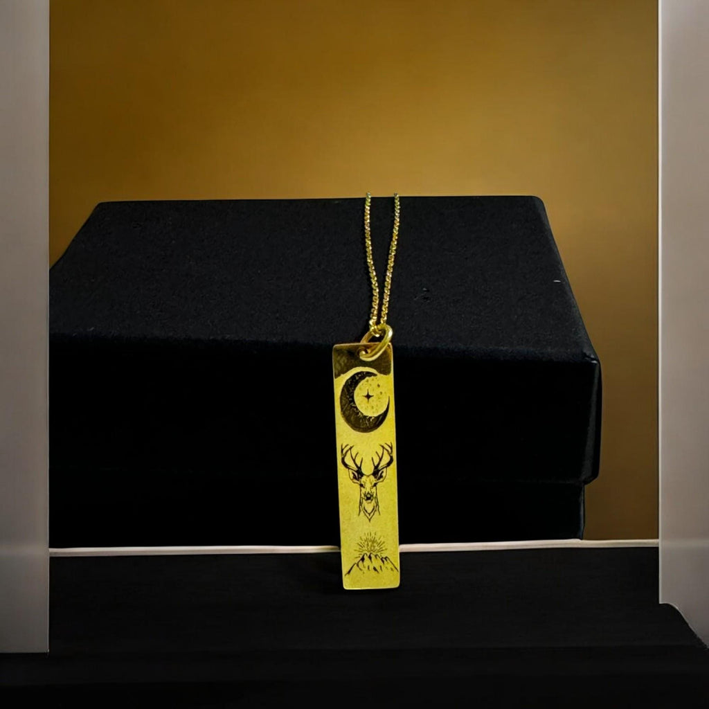 Night Court Velaris Sterling Silver Necklace: Bookish Mountain Pendant