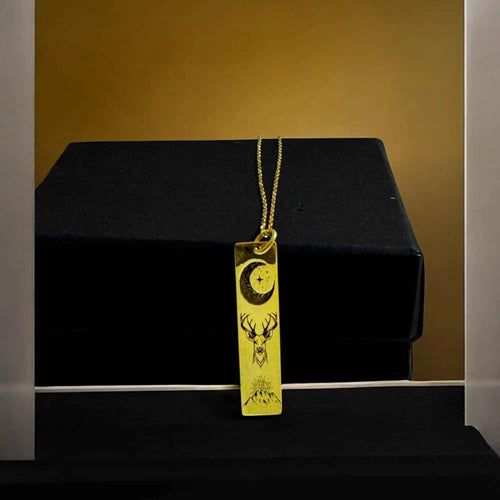 Night Court Velaris Sterling Silver Necklace: Bookish Mountain Pendant