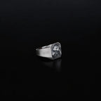 Oxidized Sterling Silver Bear Ring - Animal Lover Jewelry   Charmora Jewelry