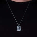 Sterling Silver Ram Necklace: Aries Zodiac Pendant, Birthday Gift