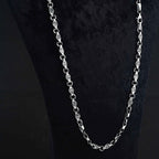 Handmade 925 Sterling Silver Mens Necklace, Elegant Unique Design