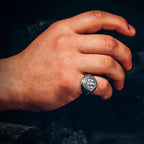Sterling Silver Owl Ring: All-Seeing Eye Bird Jewelry