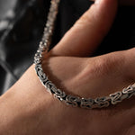 Byzantine Square Chain  Necklace  Charmora Jewelry