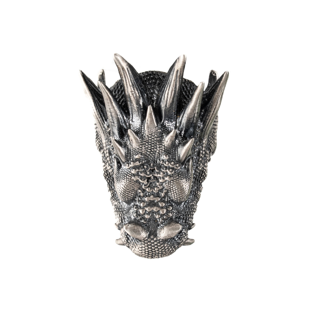 Sculpted Dragon Head Ring  Ring  Charmora Jewelry
