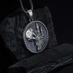Sterling Silver Howling Wolf Necklace: Handmade Animal Pendant Men   Charmora Jewelry