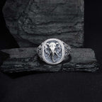 Handmade Sterling Silver Elephant Ring: Animal Jewelry Gift   Charmora Jewelry