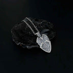 Oxidized Sterling Silver Dragon Pendant Necklace: Handmade Charm