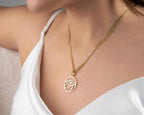 Silver Eye of Horus Necklace: Egyptian Pendant, Historical Pendant