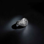 Sterling Silver Owl Ring: All-Seeing Eye Bird Jewelry
