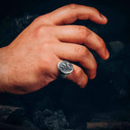 Sterling Silver Saint Christopher Ring: Religious Christian Jewelry
