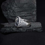 Handmade Sterling Silver Elephant Ring: Animal Jewelry Gift   Charmora Jewelry