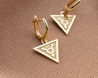 Sterling Silver Transgender Symbol Earrings: LGBTQ Pride Jewelry