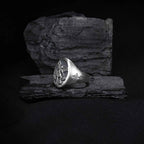 Sterling Silver Saint Michael Archangel Ring: Christian Protection Jewelry