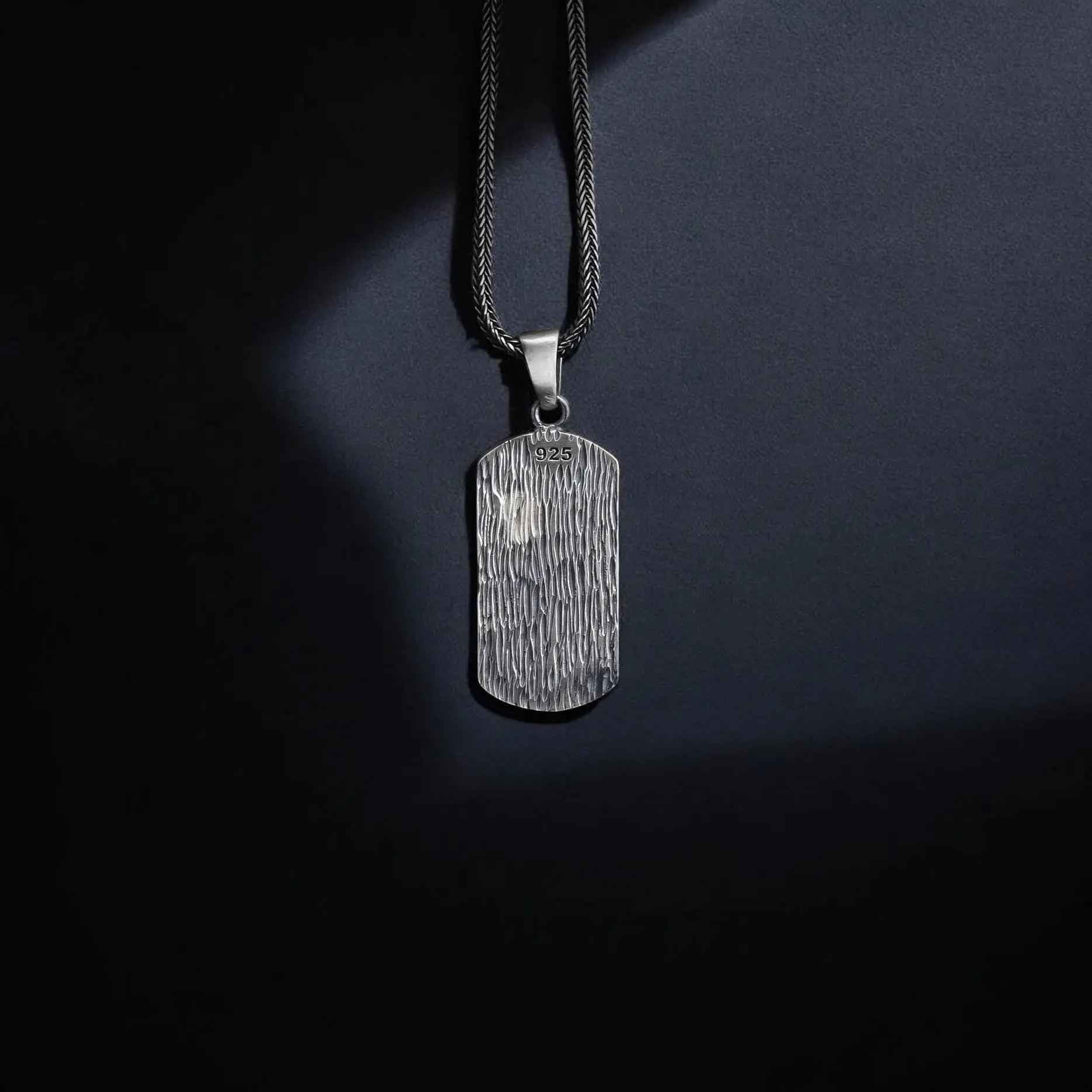 Sterling Silver Three Wise Skulls Necklace: Gothic Pendant Jewelry