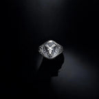 Sterling Silver Ram Ring: Aries Zodiac Jewelry for Men   Charmora Jewelry