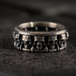 Cloaked Figure and Skull Jewelry Set  Charmora Jewelry