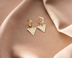 Sterling Silver Transgender Symbol Earrings: LGBTQ Pride Jewelry