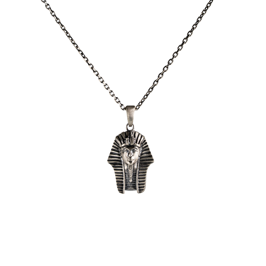 Ancient Egypt Pharaoh Nemes Necklace  Necklace  Charmora Jewelry
