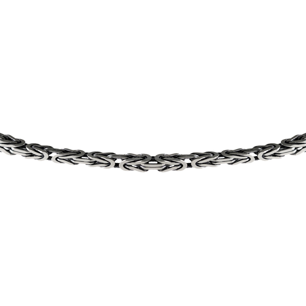 Byzantine Square Chain  Necklace  Charmora Jewelry