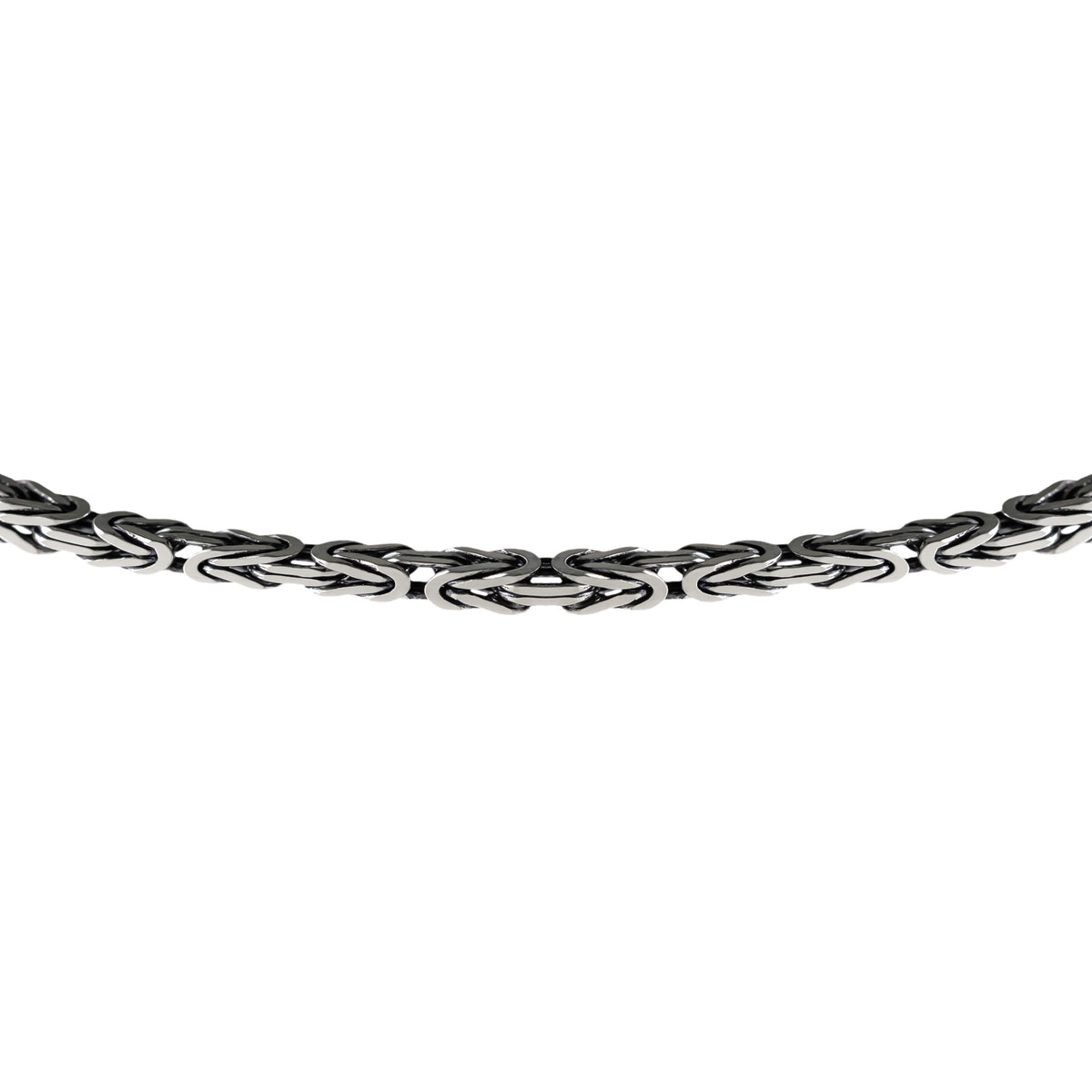 Byzantine Square Chain  Necklace  Charmora Jewelry
